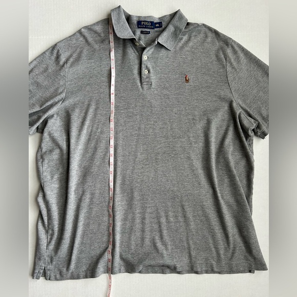Polo Ralph Lauren Polo Shirt Men's Gray Pony Classic Fit Soft Cotton XXL - Picture 5 of 11